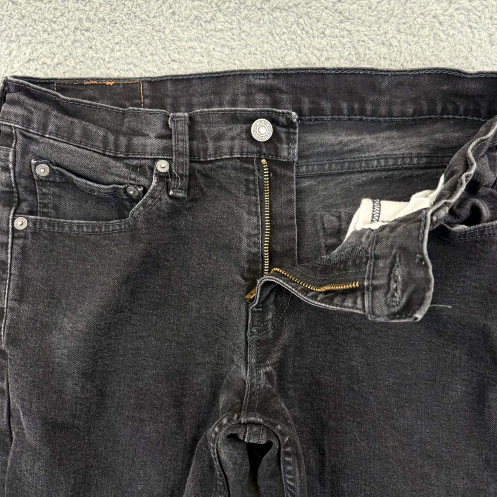 Levi's Levi’s 511 Jeans Men 32x30 Black Straight Stretch Den​im Pocket Cotton Size US 32 / EU 48 - 4 Thumbnail