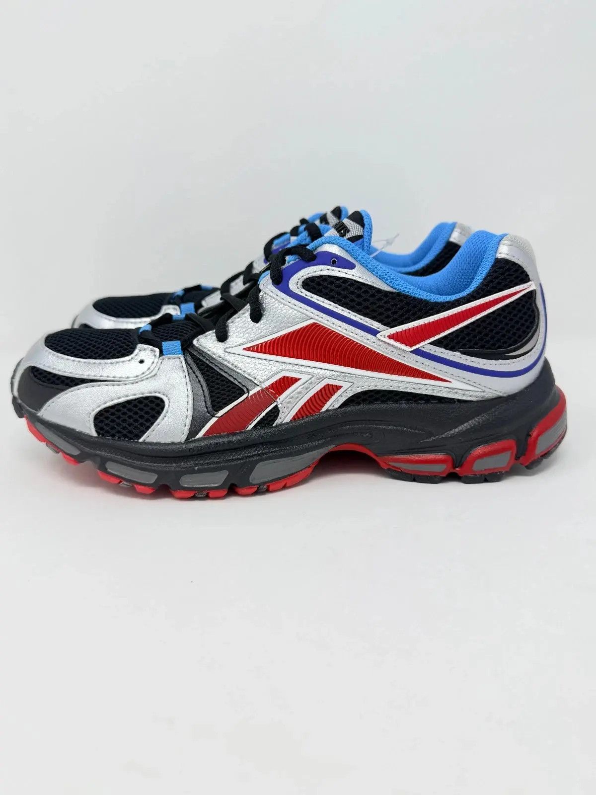 Reebok × Vetements Vetements Reebok Spike Runner 200 Black Silver Red Blue Size US 7 / EU 40 - 5 Thumbnail