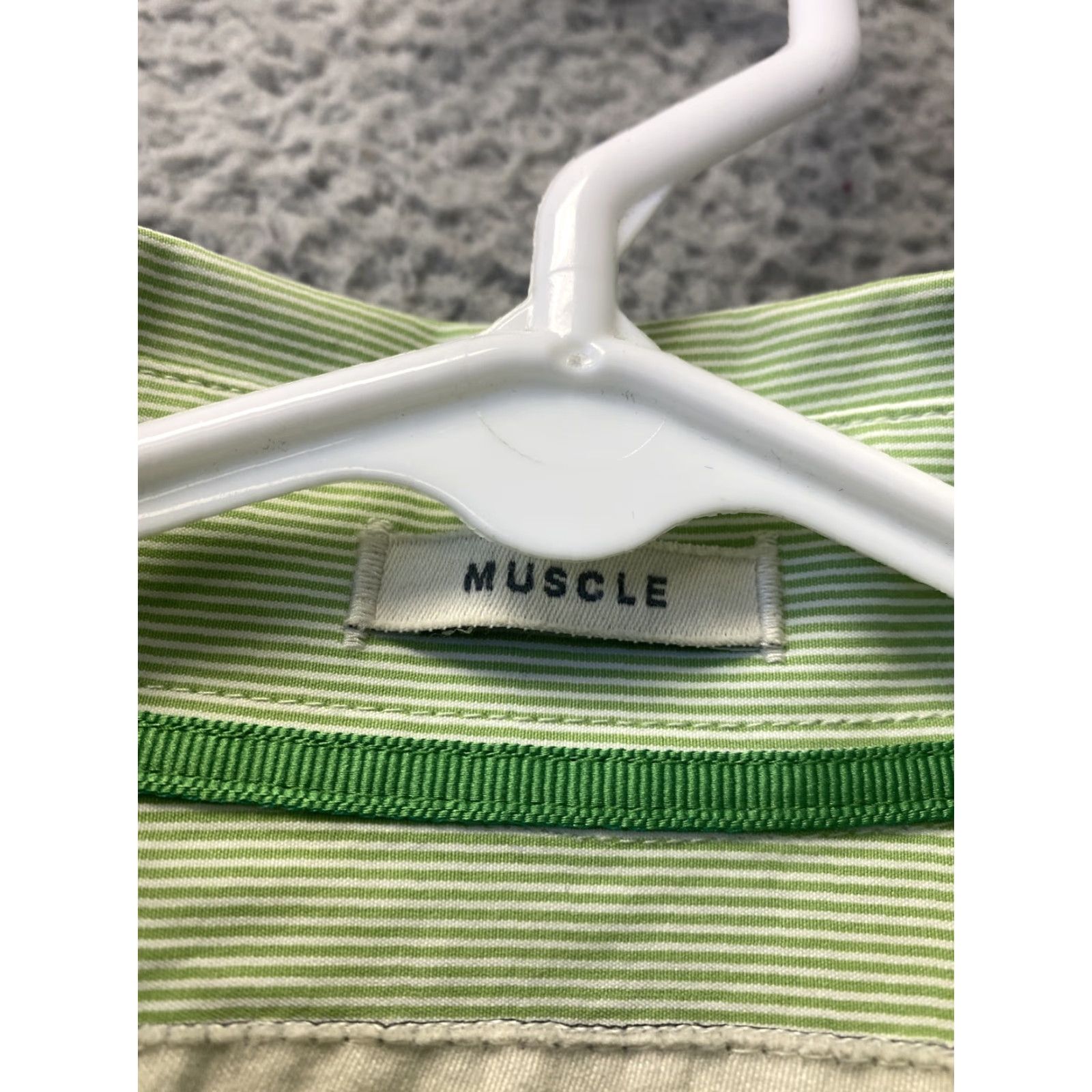 Abercrombie & Fitch VINTAGE Abercrombie & Fitch Button-Up Shirt M Green Striped Classic Long Sleeve Casual Mens Size US M / EU 48-50 / 2 - 6 Thumbnail