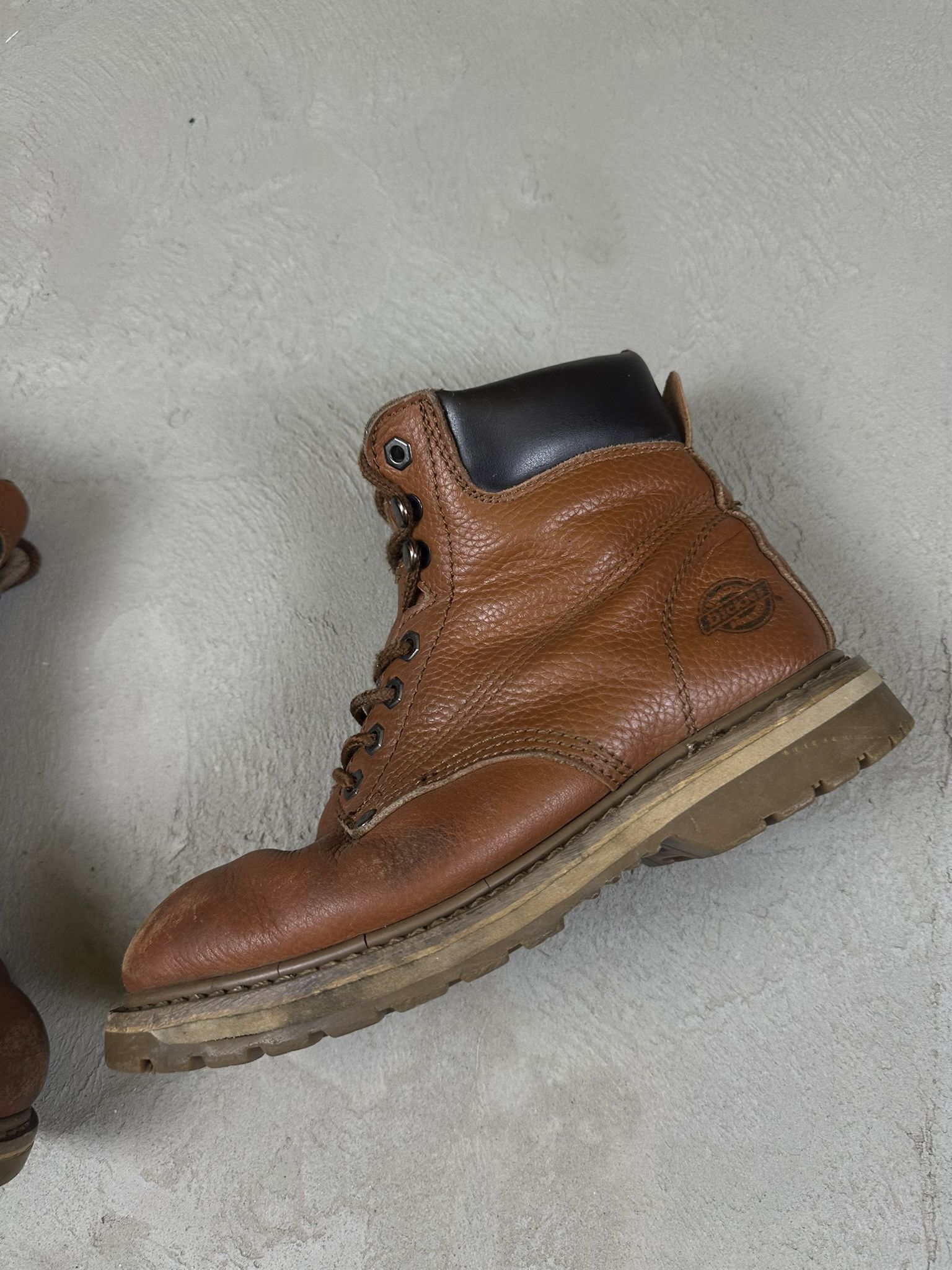 Dickies × Vintage Vintage Dickies Workwear Distressed Leather Boots Size US 7 / EU 40 - 3 Thumbnail