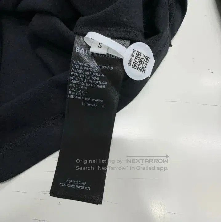 Balenciaga Balenciaga Black Logo Long Sleeve T. Size US S / EU 44-46 / 1 - 3 Thumbnail