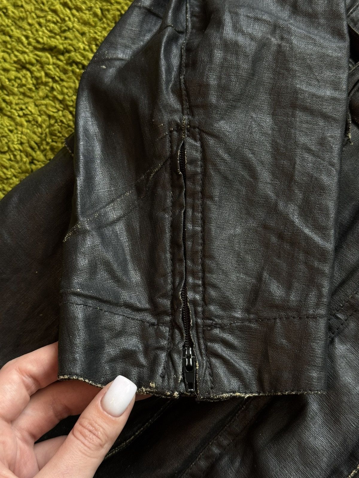 Barbour Barbour International duralinen waxed belted jacket Size XL / US 12-14 / IT 48-50 - 6 Thumbnail
