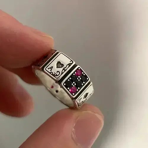 Other Ace Playing Cards Rings Size ONE SIZE - 4 Thumbnail