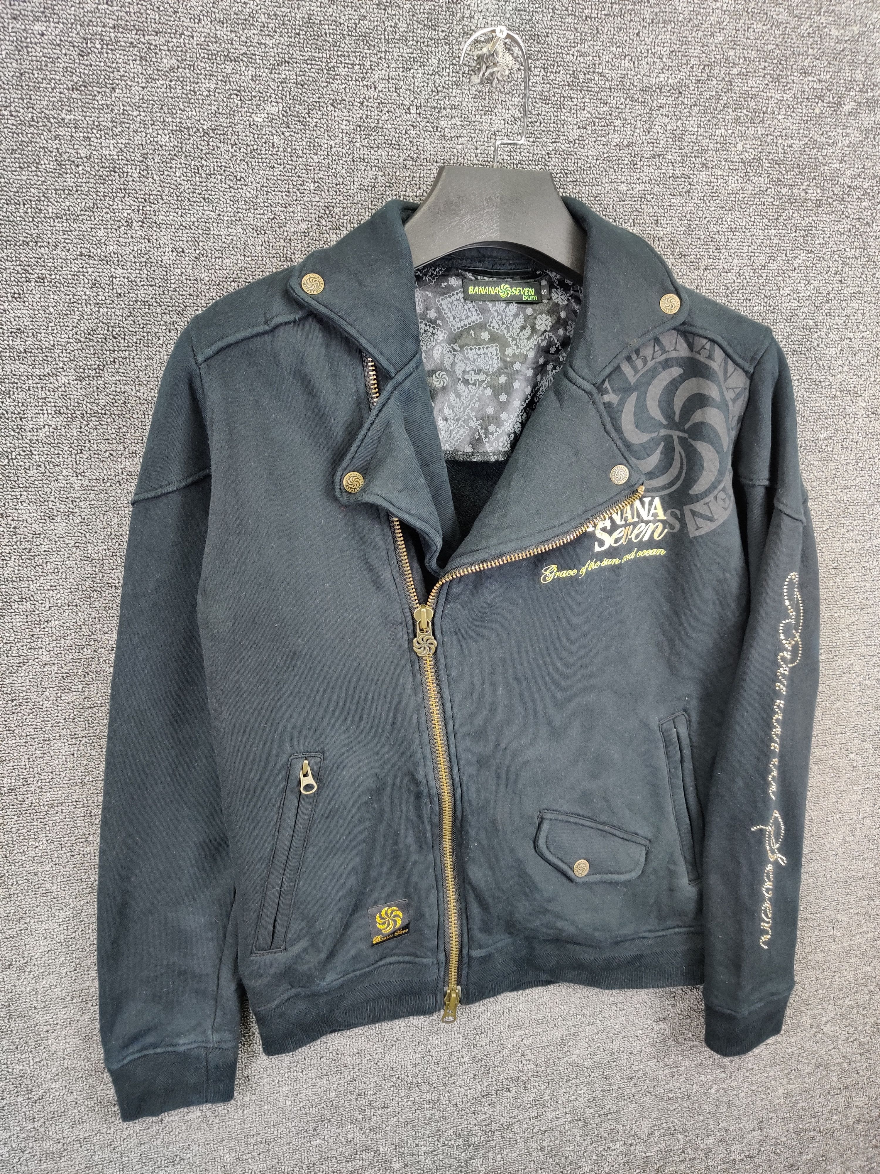 Japanese Brand Vintage Banana Seven Surf Double Collar Jacket Size US S / EU 44-46 / 1 - 4 Thumbnail