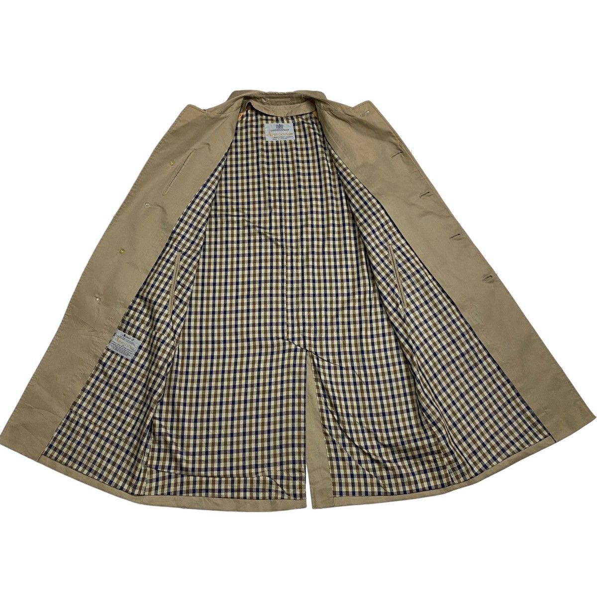 Aquascutum Aquascutum checkered inner overcoat Size US M / EU 48-50 / 2 - 7 Thumbnail