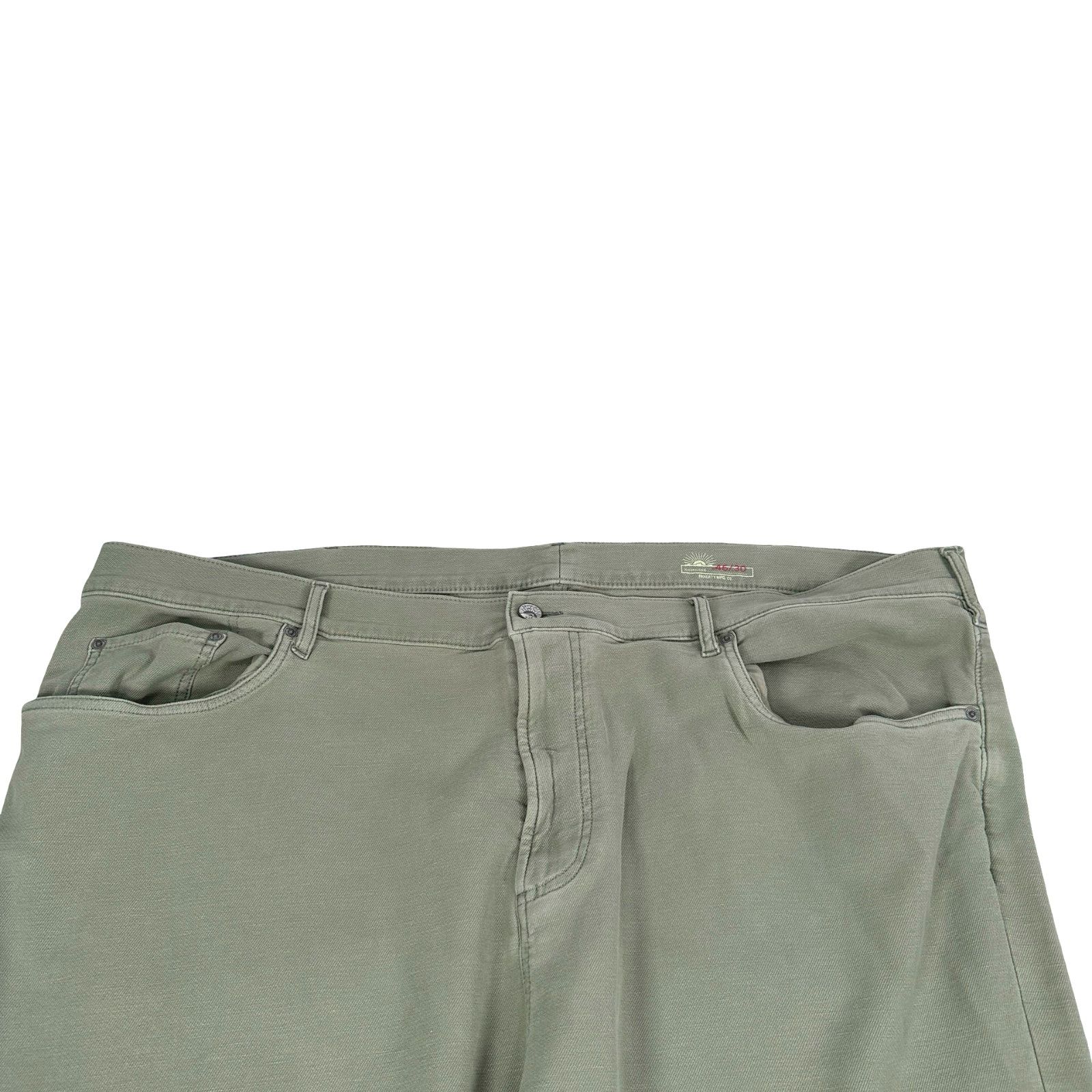 Faherty Faherty Stretch Terry Pants Men’s 46x30 Olive Green Cotton Size US 44 / EU 60 - 3 Thumbnail