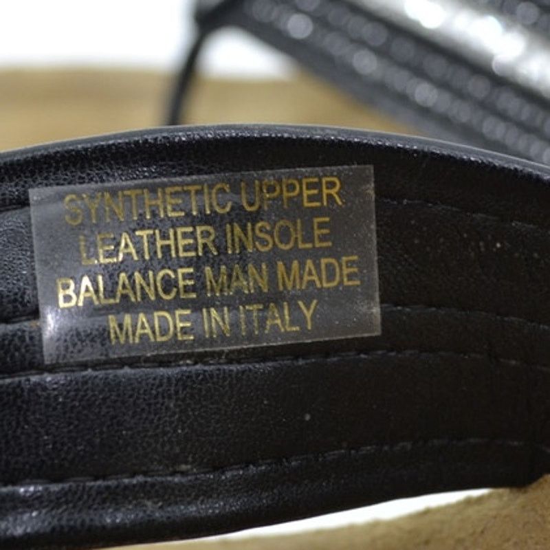 Other Italian Shoemaker Nessa Women Sz 9 Sandals Thong Rhinestones Size US 9 / IT 39 - 2 Thumbnail