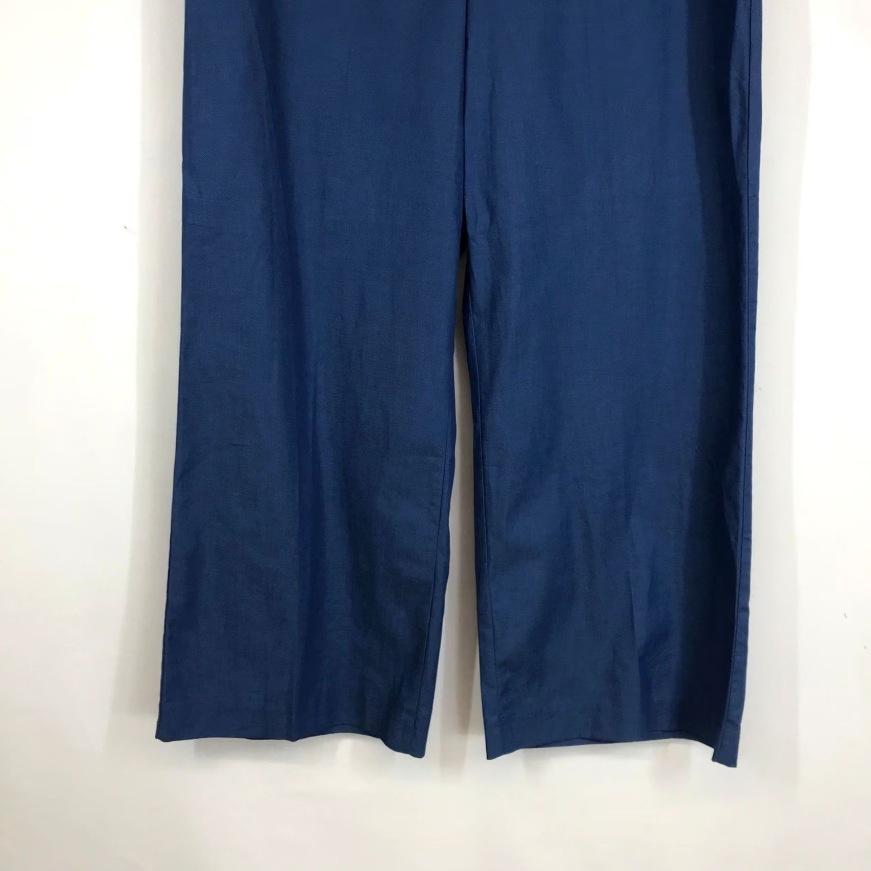 Ann Taylor Ann Taylor Blue Wide Leg Trousers Side Zip Career Pants XL Regular Women Men? Size US 36 / EU 52 - 3 Thumbnail