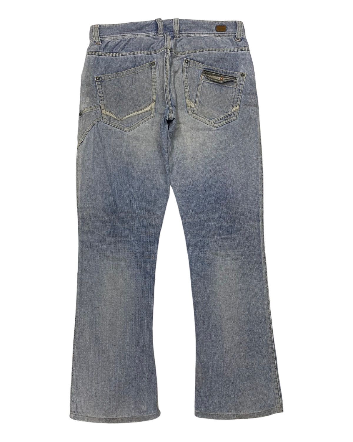 Hysteric Glamour × Nicole Club NICOLE CLUB FOR MEN DISTRESS FLARE DENIM JEANS Size US 34 / EU 50 - 2 Thumbnail