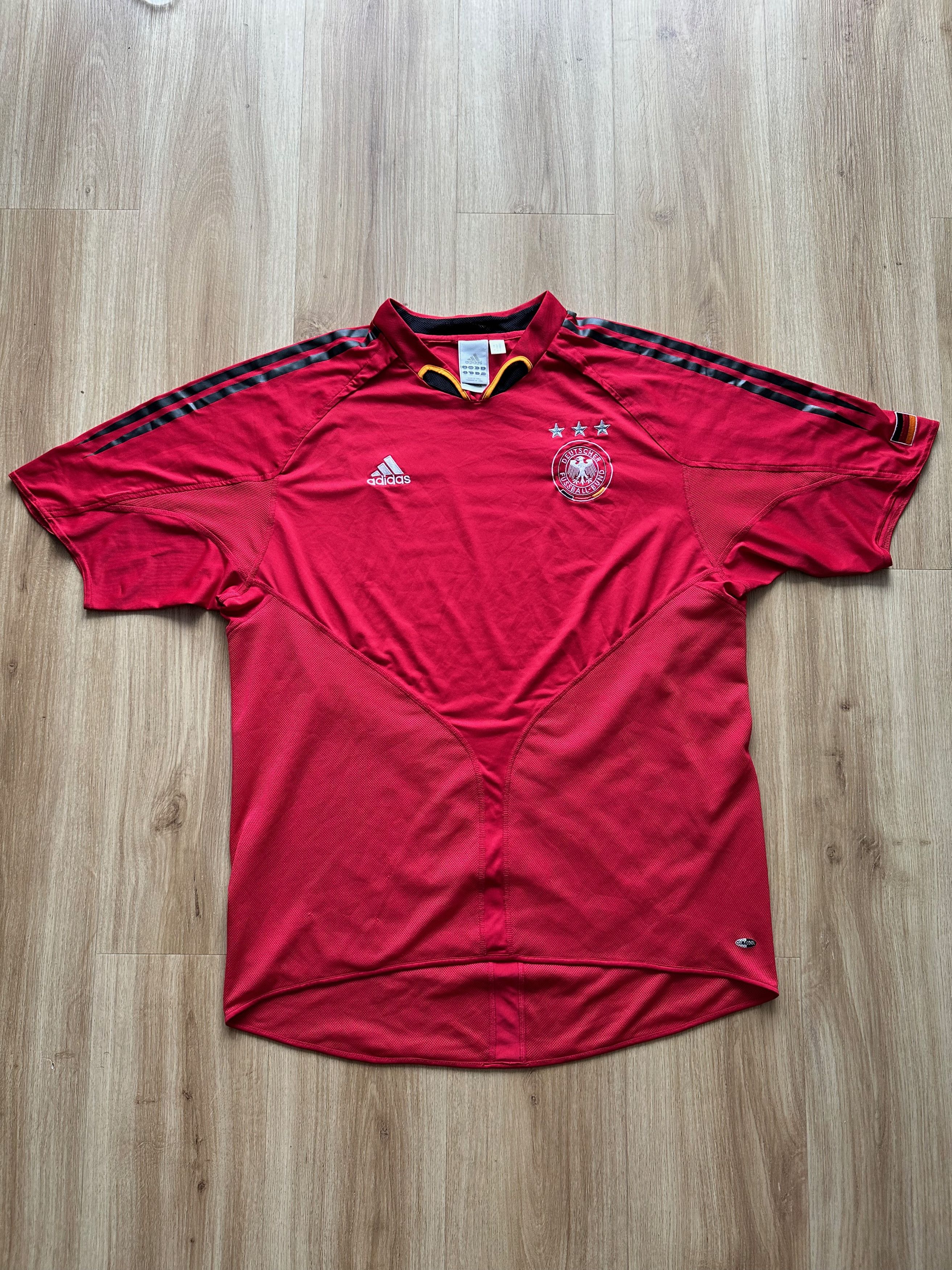 Adidas 2004 Adidas Soccer jersey Germany Deutschland football Size US XXL / EU 58 / 5 - 8 Thumbnail