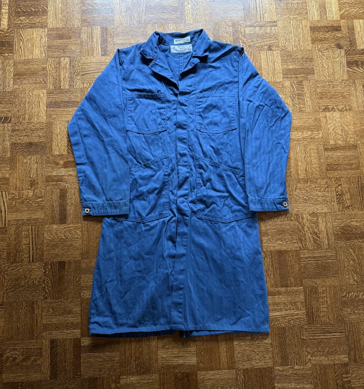 Vintage Vintage 60s Universal Chicago HBT Shop Work Coat NOS Size US M / EU 48-50 / 2 - 1 Thumbnail