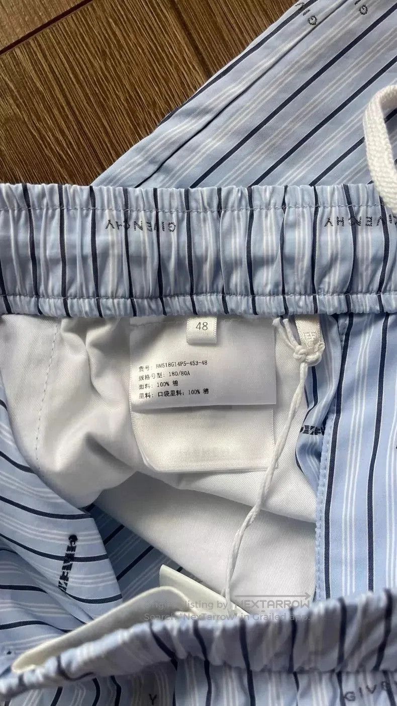 Givenchy Givenchy Blue Striped Casual Shorts. Size US 34 / EU 50 - 5 Thumbnail