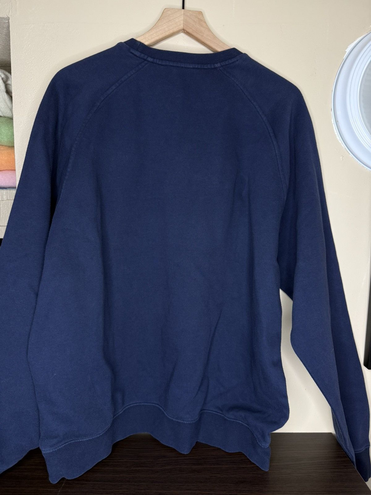 Nike × Vintage Vintage Nike navy crewneck Size US L / EU 52-54 / 3 - 2 Thumbnail