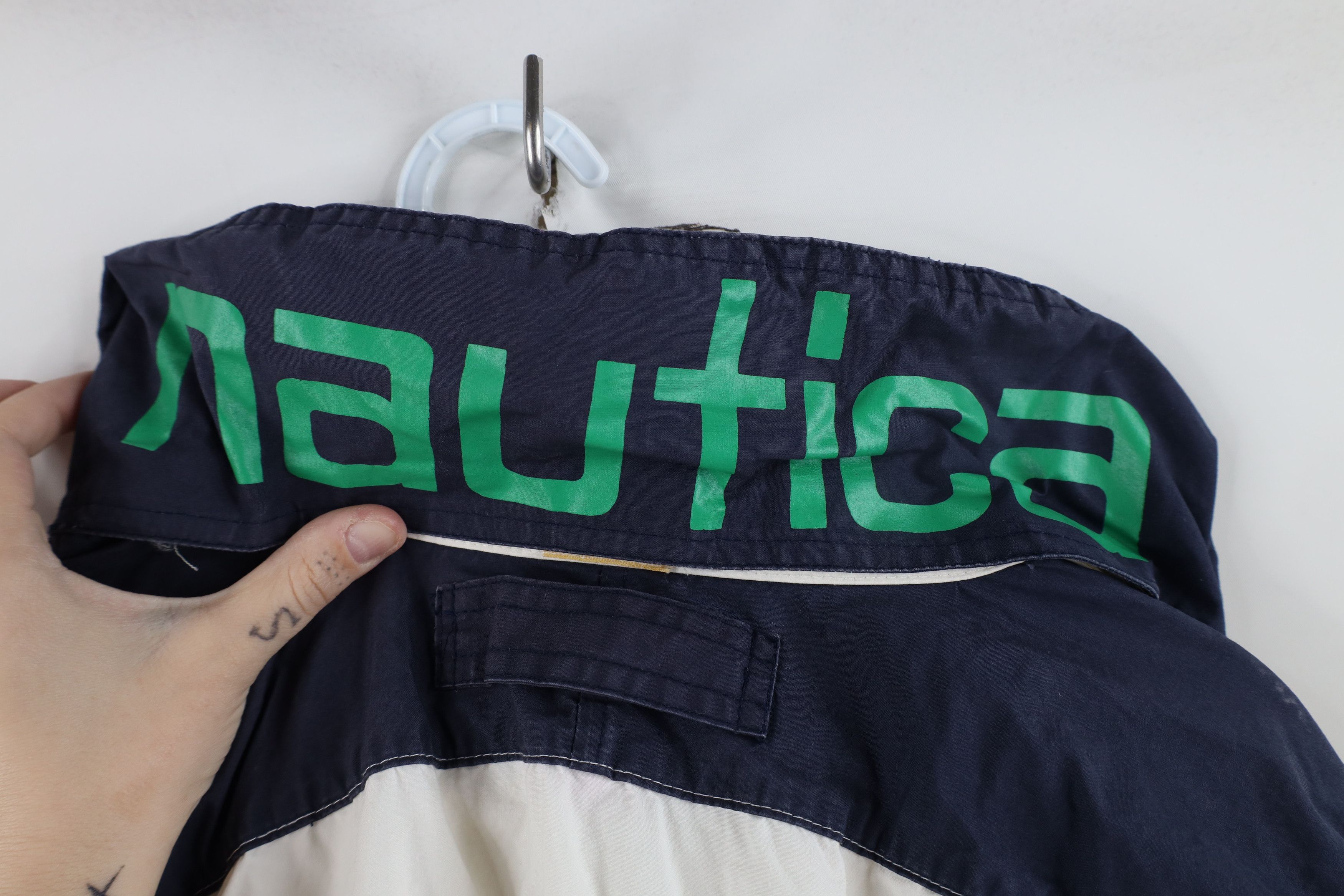 Nautica × Vintage Vintage 90s Nautica Spell Out Boxy Fit Sailing Jacket Size US M / EU 48-50 / 2 - 11 Thumbnail