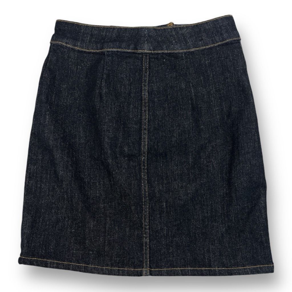 Other Bldwn Denim Jean Dark Blue Mini Skirt Size Extra Small Size 26" / US 2 / IT 38 - 4 Thumbnail