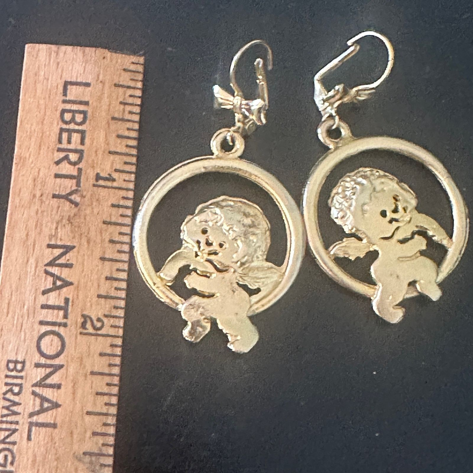 Vintage Vintage Ultra Craft Cupid Dangle Pierced Earrings Size ONE SIZE - 4 Thumbnail