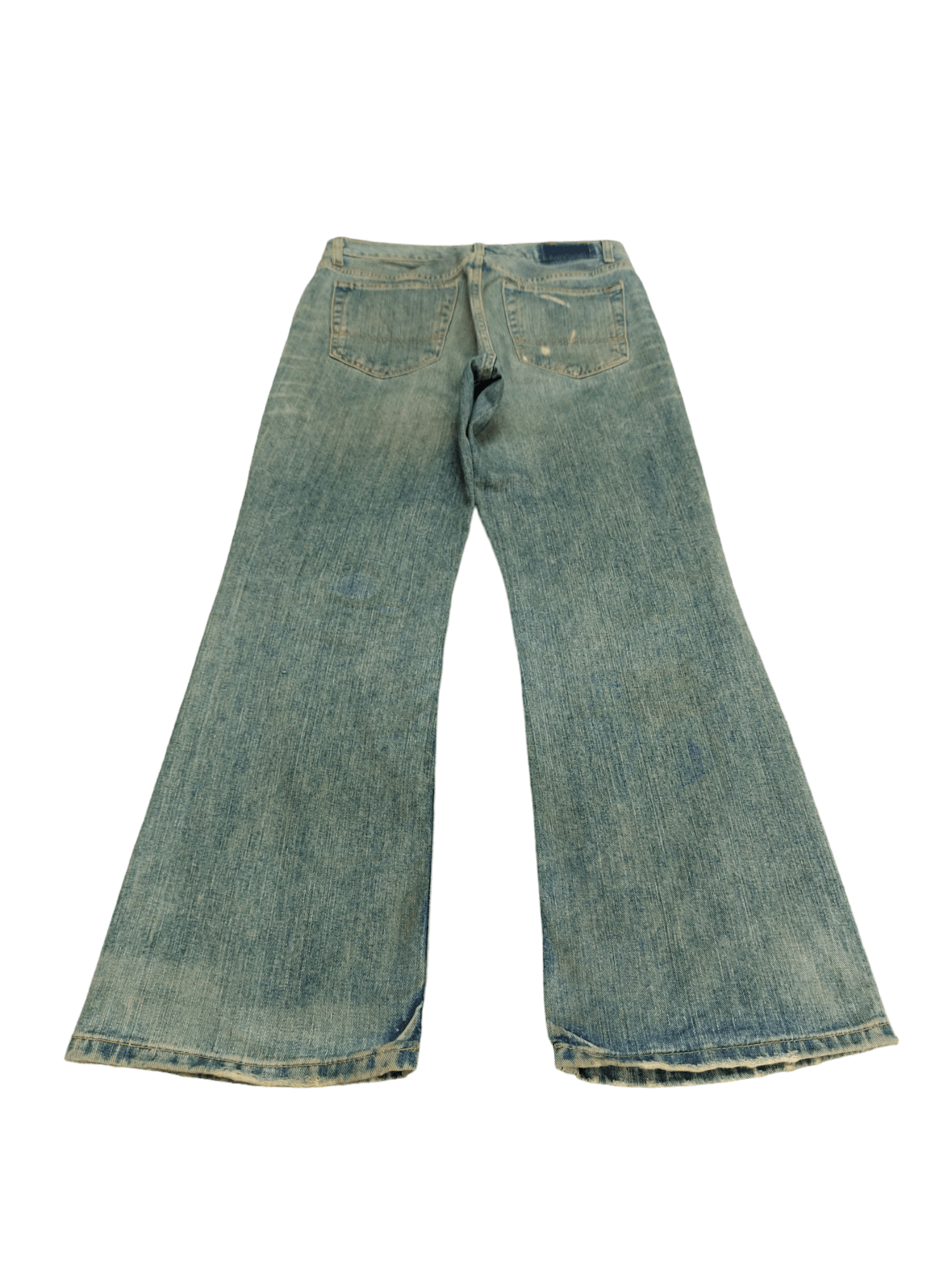 If Six Was Nine Flare Jeans Old navy Distress Faded Boot Cut Y2k Mudmax Size US 30 / EU 46 - 11 Thumbnail