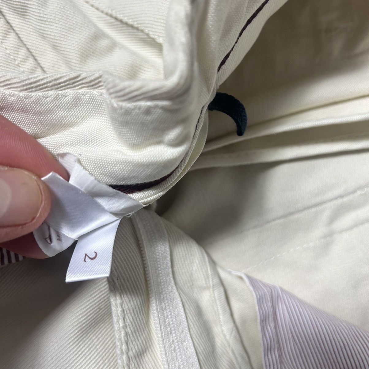 Brunello Cucinelli Brunello Cucinelli 5 Pockets Beige White Pants Size US 30 / EU 46 - 16 Thumbnail