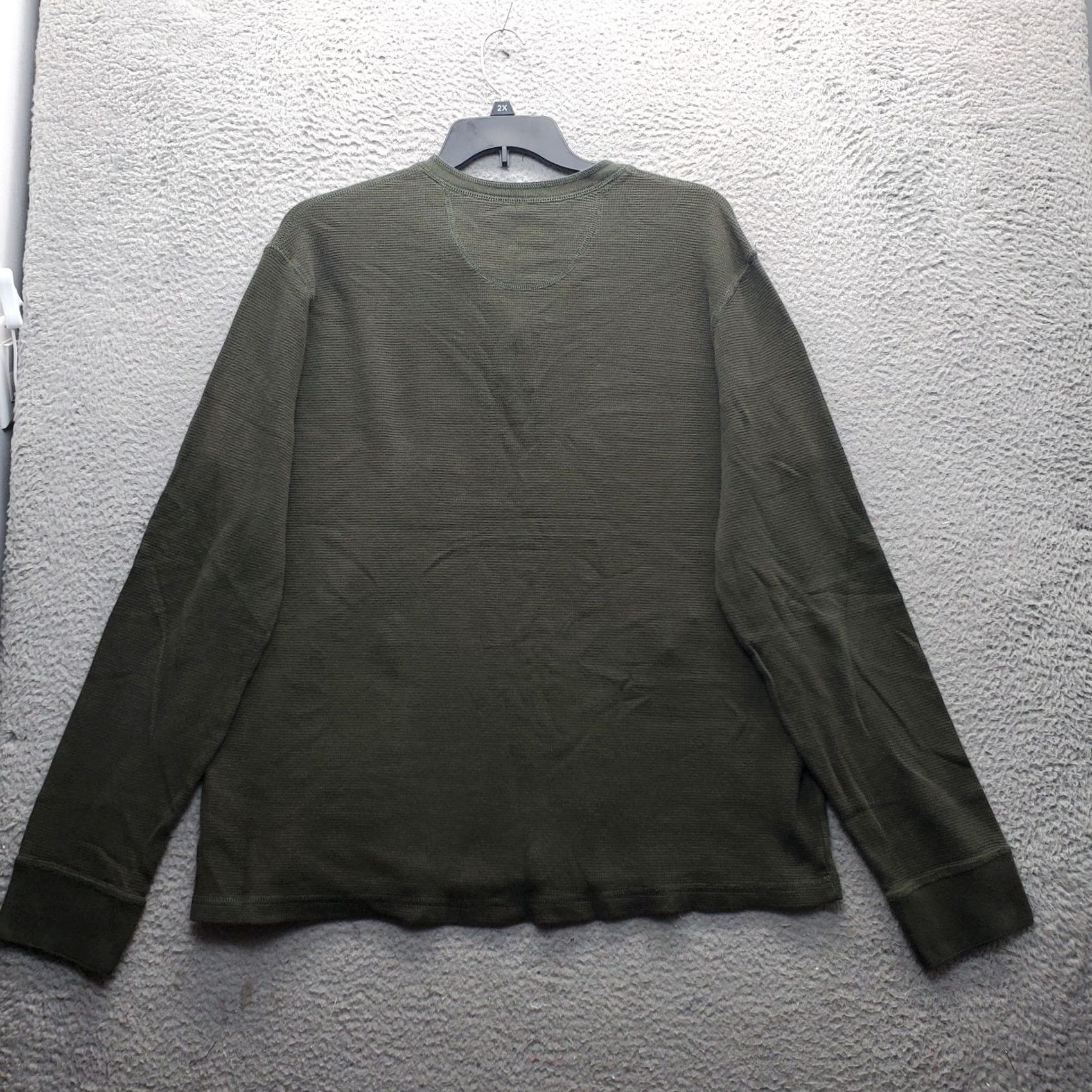 Eddie Bauer Eddie Bauer Henley Shirt Mens XL Tall Green Knit Original Outdoor Outfitter Shirt Mens XL Tall Green Knit Henley Size US XL / EU 56 / 4 - 2 Thumbnail