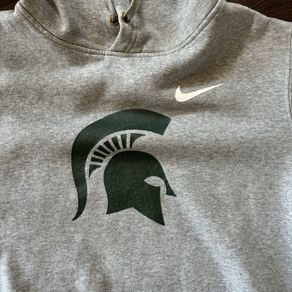 Nike Gray msu spartans michigan state logo nike pullover hoodie Size US S / EU 44-46 / 1 - 6 Thumbnail