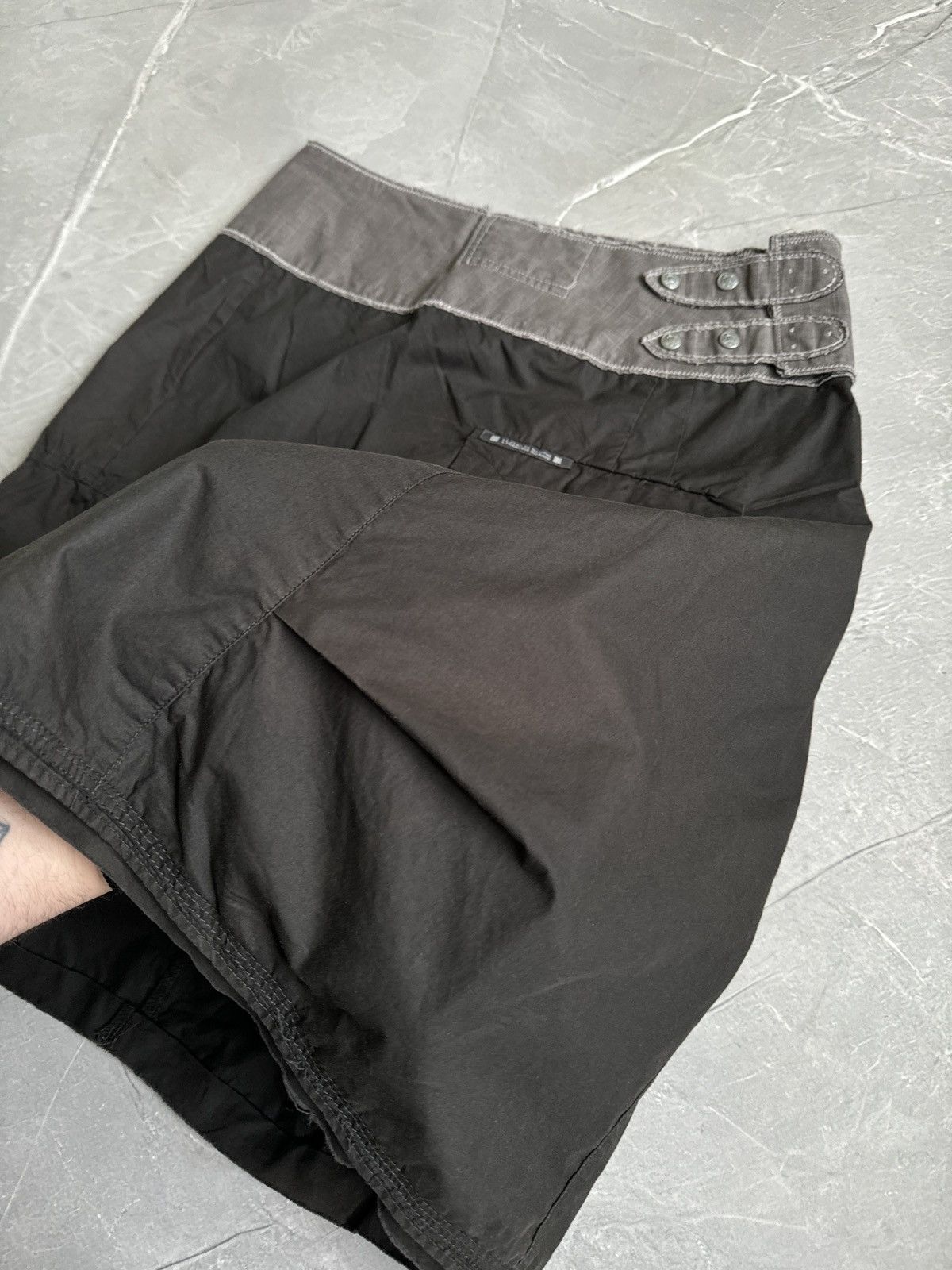 Marithe + Francois Girbaud VTG Marithe Francois Girbaud Cargo Midi Skirt Avantgarde Y2k Size 28" / US 6 / IT 42 - 6 Thumbnail
