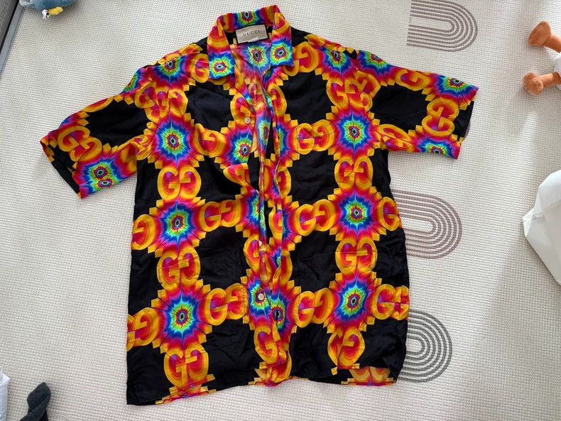 Gucci Gucci Short-sleeved shirt 2503-Nextarrow Size US S / EU 44-46 / 1 - 1 Thumbnail