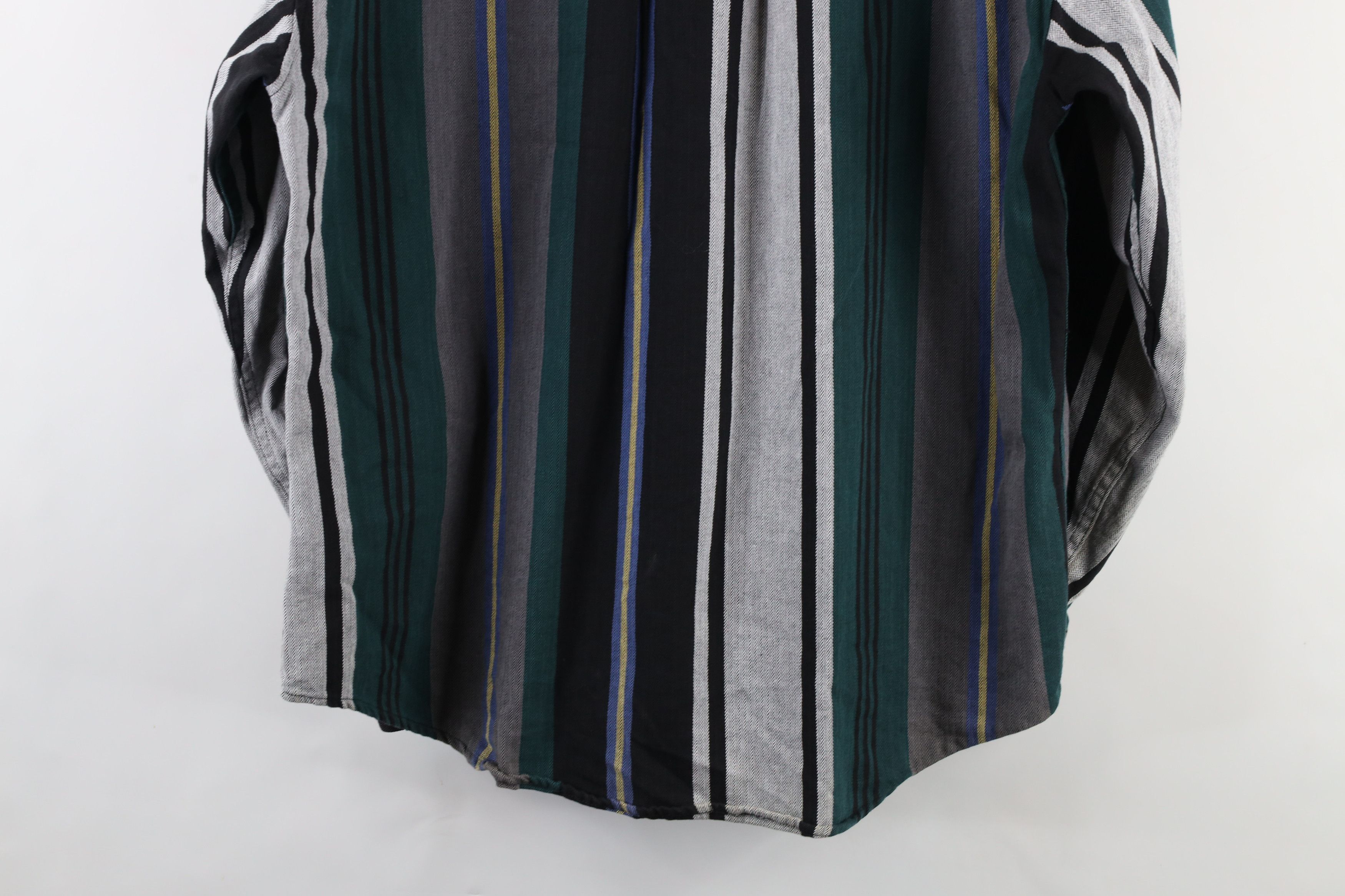 Vintage Vintage 90s Streetwear Heavyweight Flannel Button Down Shirt Size US L / EU 52-54 / 3 - 12 Thumbnail