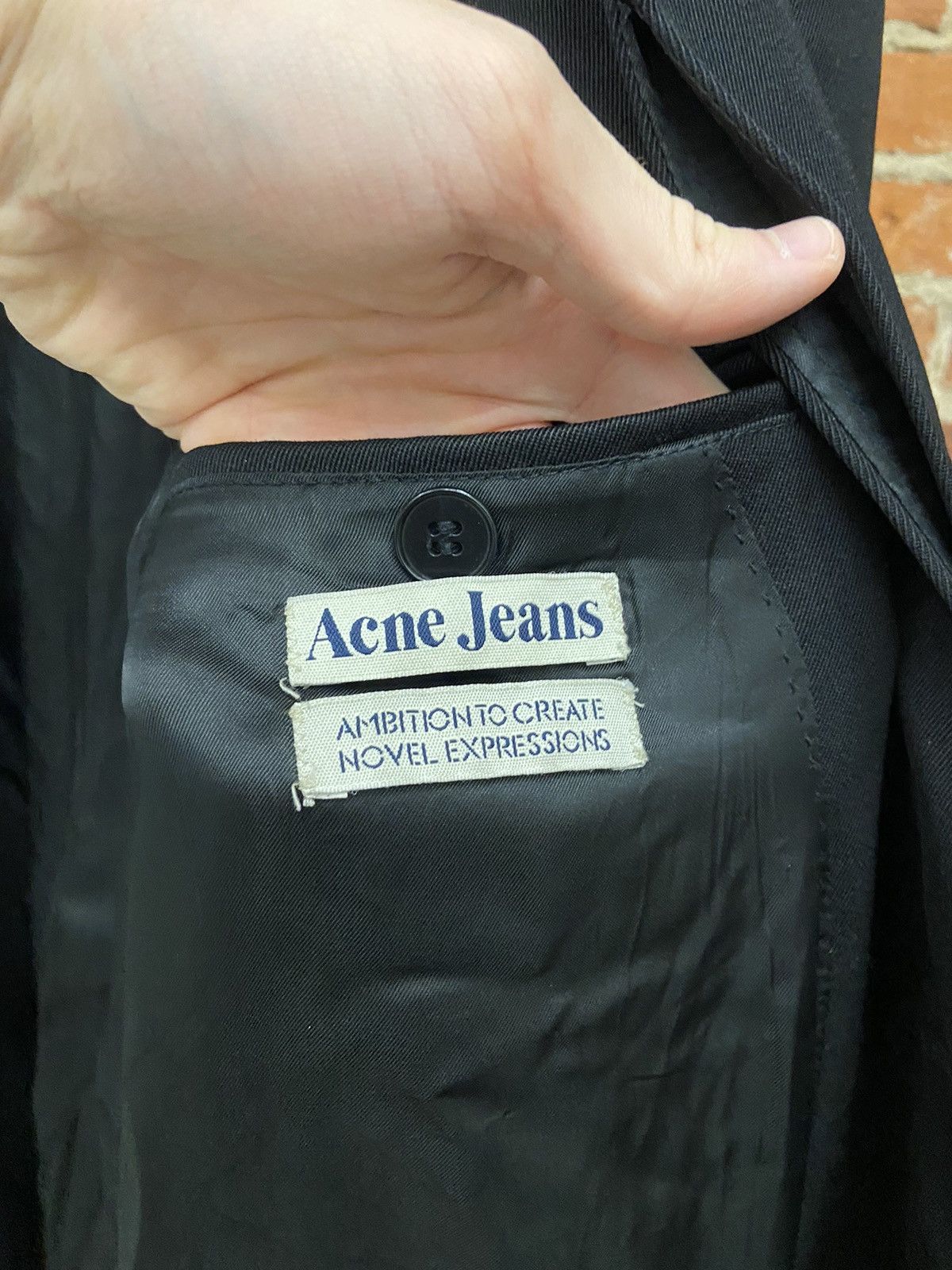 Acne Studios Acne Studios Men’s Wool Heavy Fitted Coat Jacket Size US M / EU 48-50 / 2 - 7 Thumbnail
