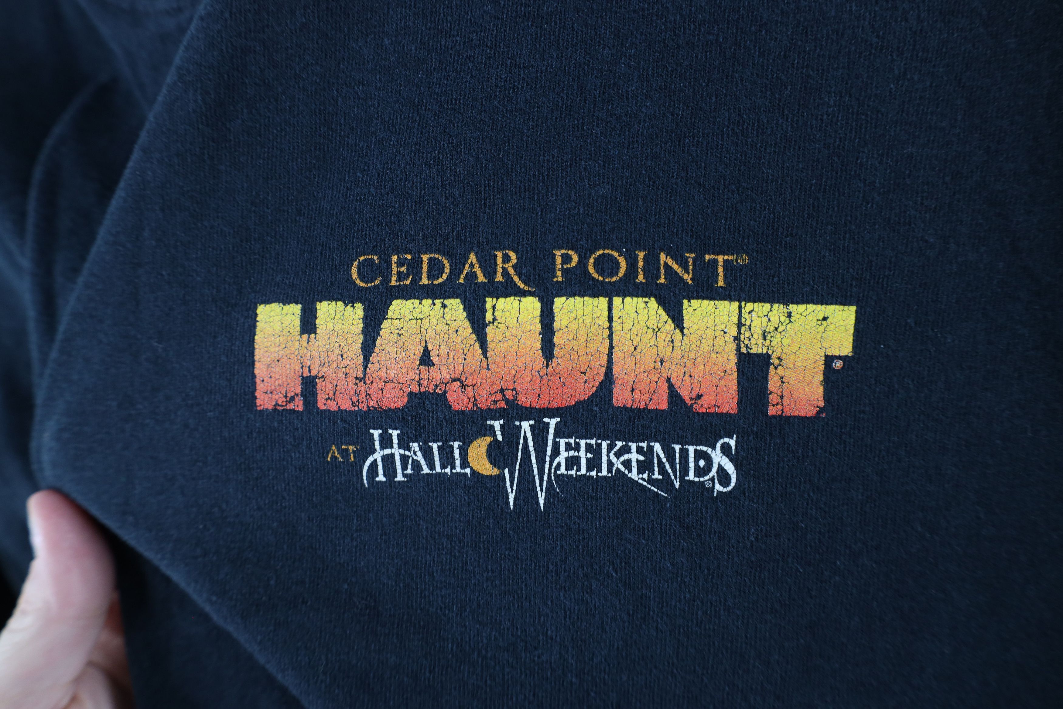 Vintage Vintage Y2K Point HalloWeekends Team Member T-Shirt Black Size US L / EU 52-54 / 3 - 5 Thumbnail