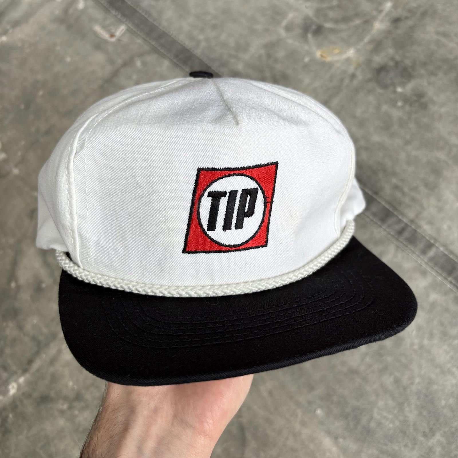 Vintage Vintage 90s Tip Embroidered Funny Sex Joke Skater Rope Hat Size ONE SIZE - 1 Thumbnail