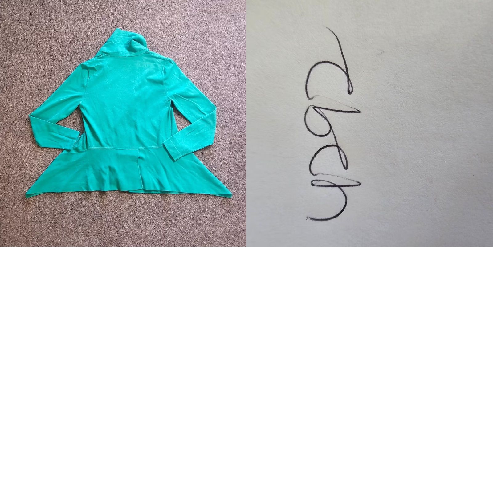 Vintage Lafayette 148 Cardigan Womens Size Medium Green Open Front Casual Sweater Size M / US 6-8 / IT 42-44 - 8 Thumbnail