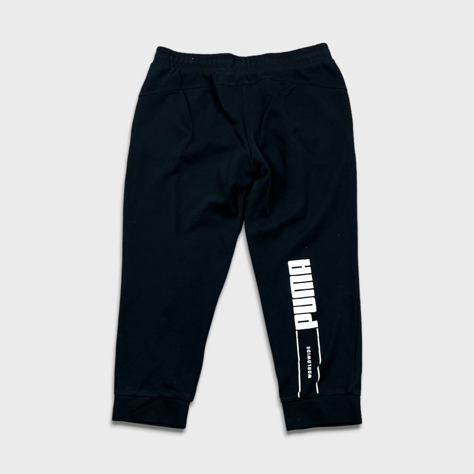 Puma × Vintage Puma Sweatpants Large Spell Out Athletic Gym Fleece Jogger Size US 32 / EU 48 - 5 Thumbnail