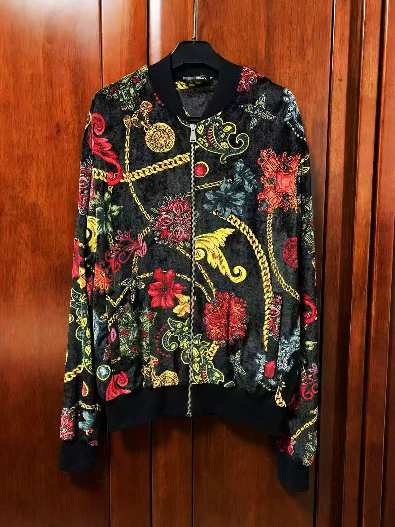 Versace Versace Men's Velvet Jacket Size US M / EU 48-50 / 2 - 1 Thumbnail
