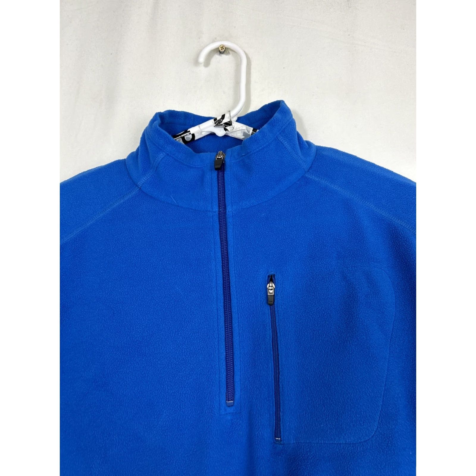 Vintage LL Bean Polar Fleece Pullover Quarter Zip Sweatshirt Men’s Medium Blue 0 BVM2 Size US M / EU 48-50 / 2 - 3 Thumbnail