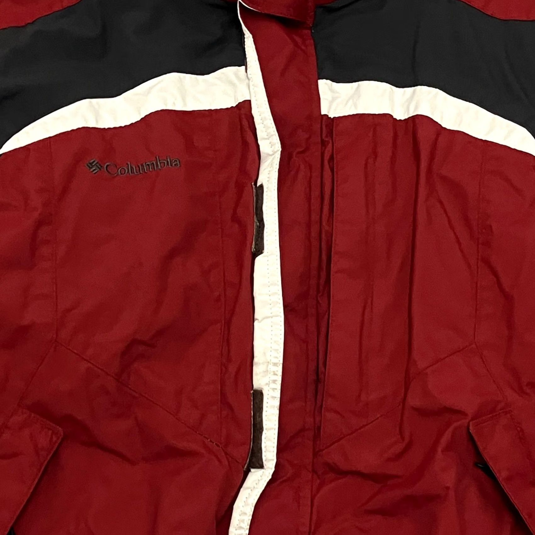 Vintage Columbia Jacket Mens XL Red Black Full Zip Ski Quilted Insulated Outdoor Size US XL / EU 56 / 4 - 2 Thumbnail