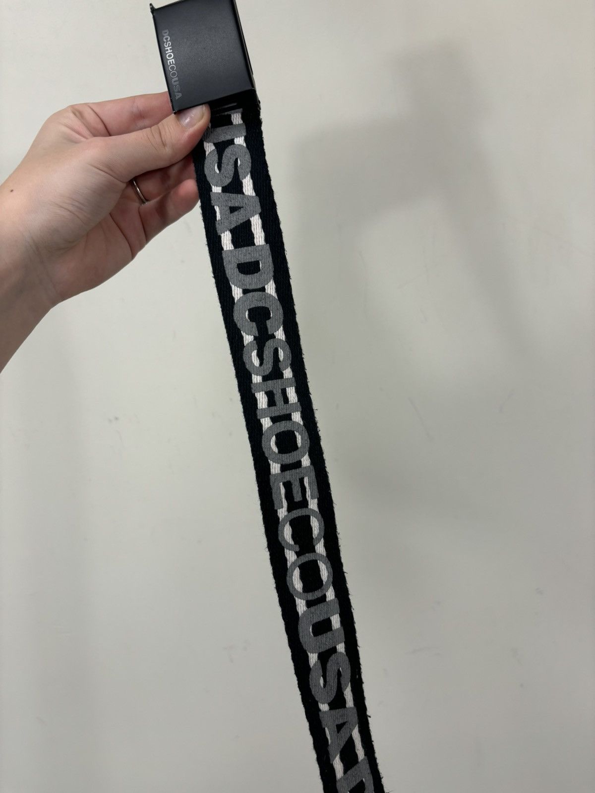 DC DC Shoes USA Hype Y2K Monogram Military Style Skate Belt Size ONE SIZE - 8 Thumbnail