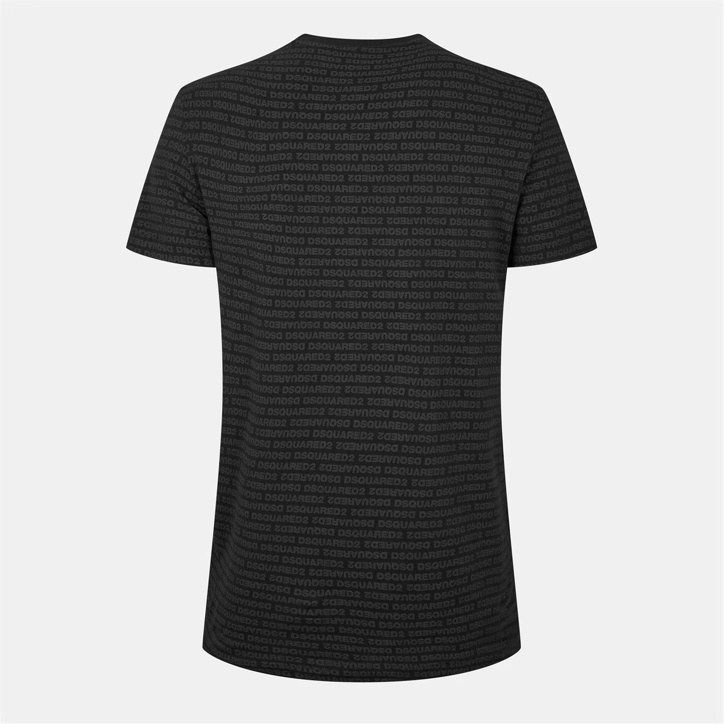 Dsquared2 o1g2r1mq0426 Slim Fit T-Shirt in Black Size US M / EU 48-50 / 2 - 2 Thumbnail