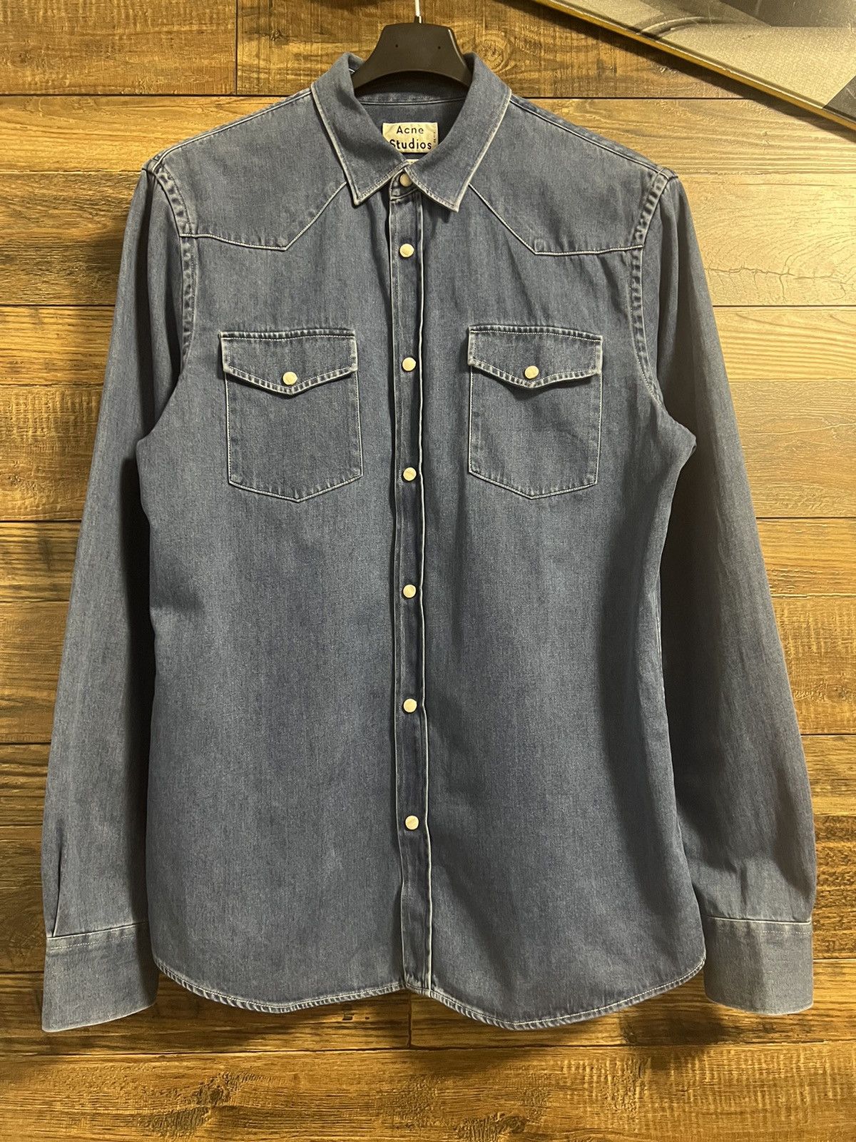Acne Studios ACNE STUDIOS Denim Western Button Up Shirt Long Sleeve Size US M / EU 48-50 / 2 - 2 Thumbnail