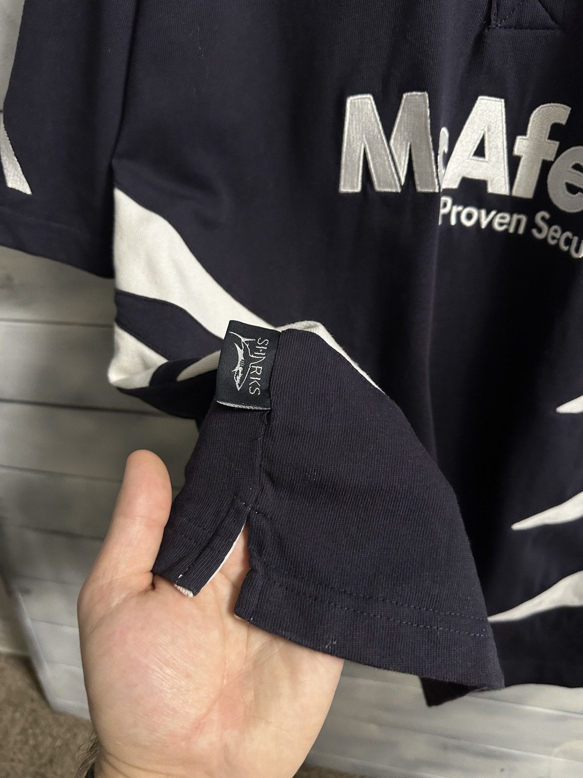 Cotton Traders Rare Vintage Polo Sale Sharks 2006-2007 Cotton Traders Size US L / EU 52-54 / 3 - 4 Thumbnail