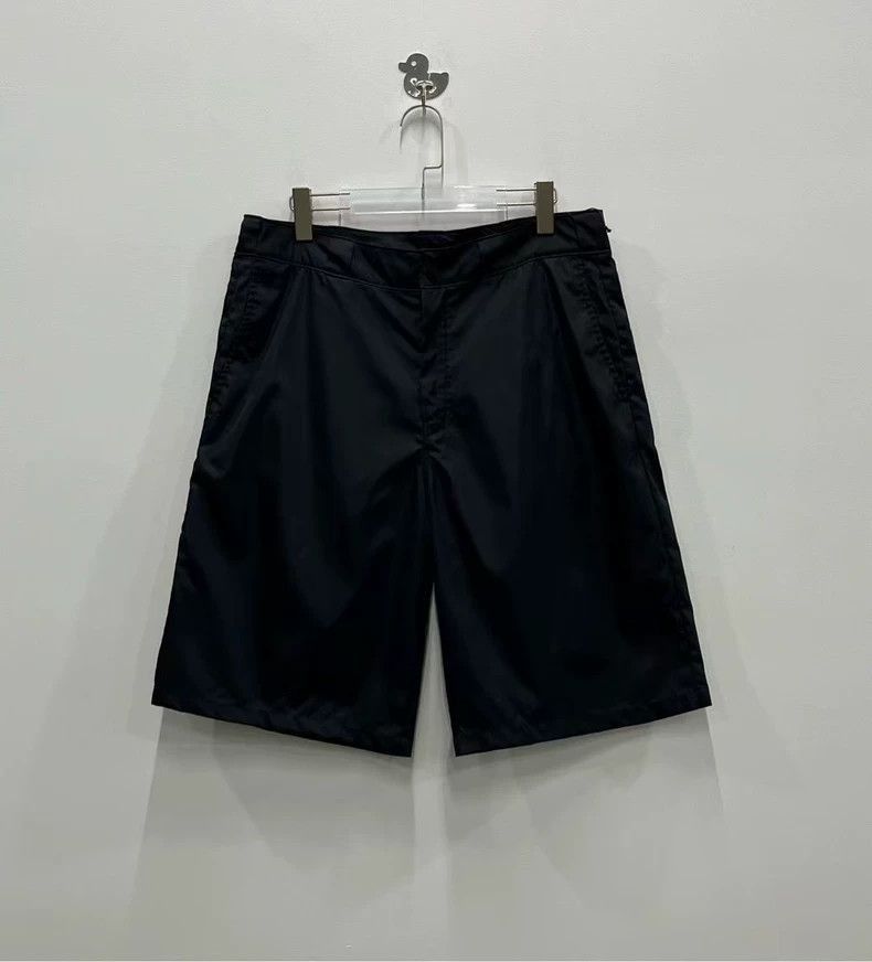 Prada Prada Black Recycled Nylon Triangle Shorts -2505 Size US 44 / EU 60 - 2 Thumbnail
