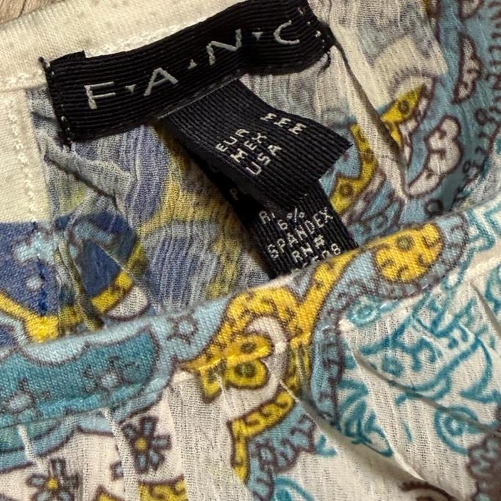 Other y2k 90s fairy core paisley blue top Size M / US 6-8 / IT 42-44 - 4 Thumbnail