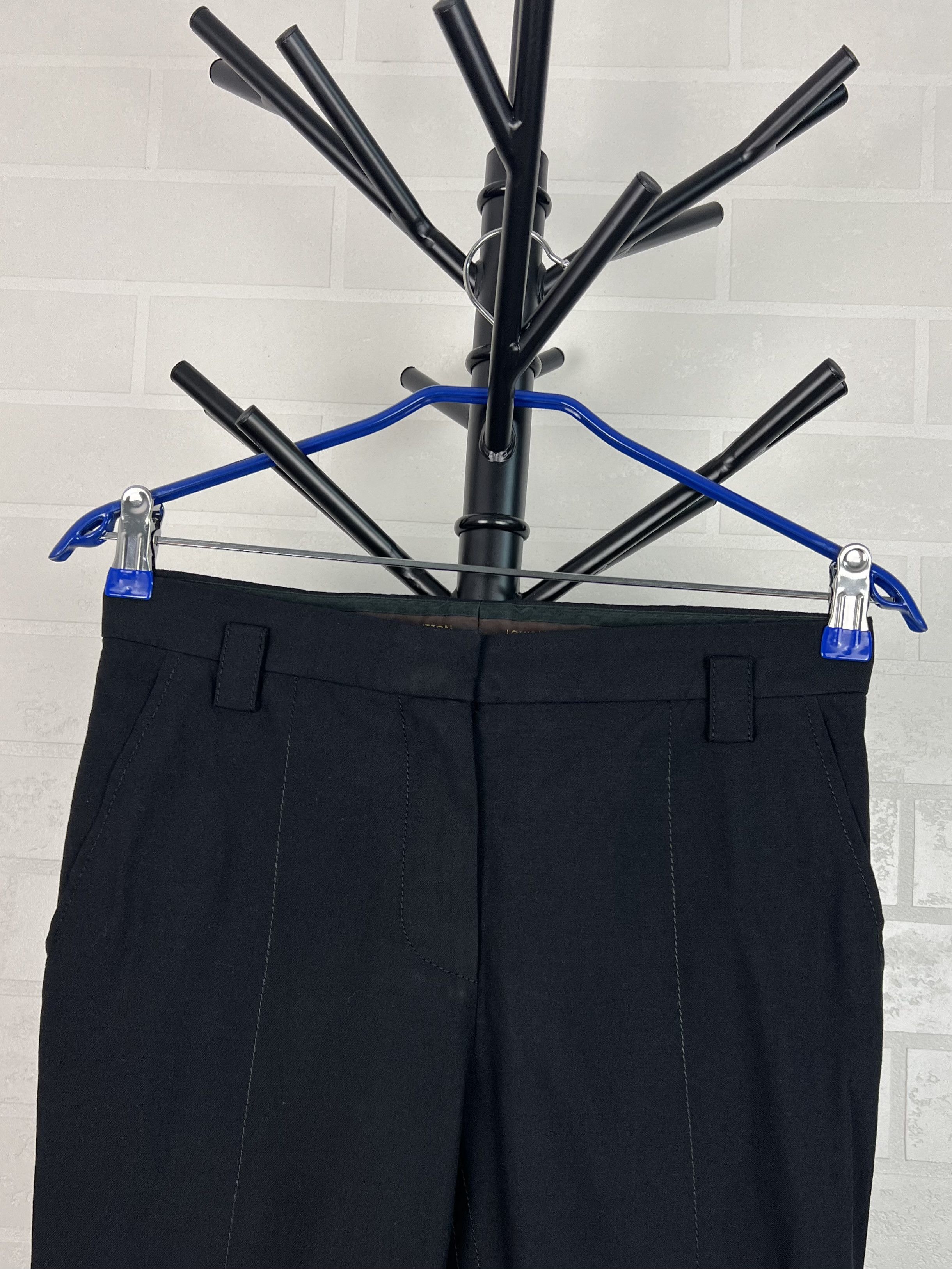 Louis Vuitton LOUIS VUITTON Dress Pants LV Cotton Viscose Wmn's Size 26" / US 2 / IT 38 - 2 Thumbnail