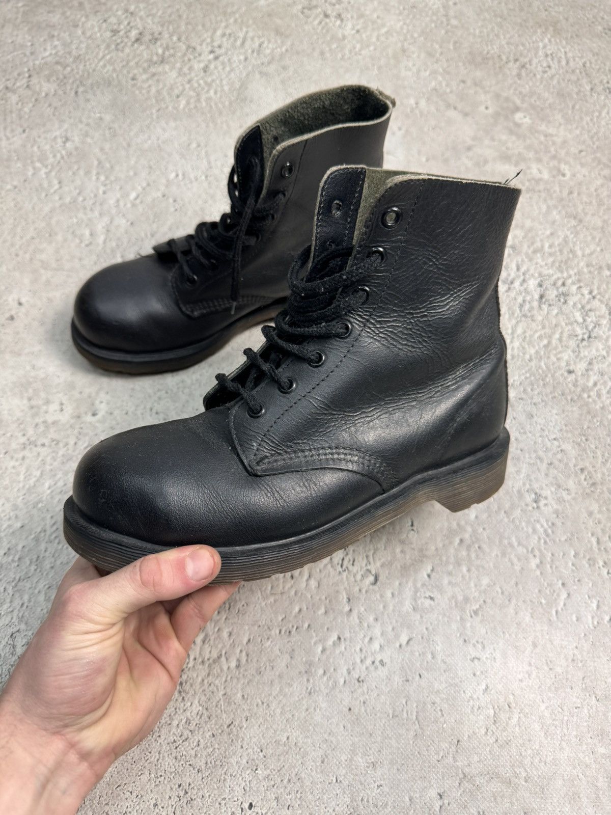 Vintage Vintage 90a Dr Martens Steel Toe Made in England Punk Emo | Grailed