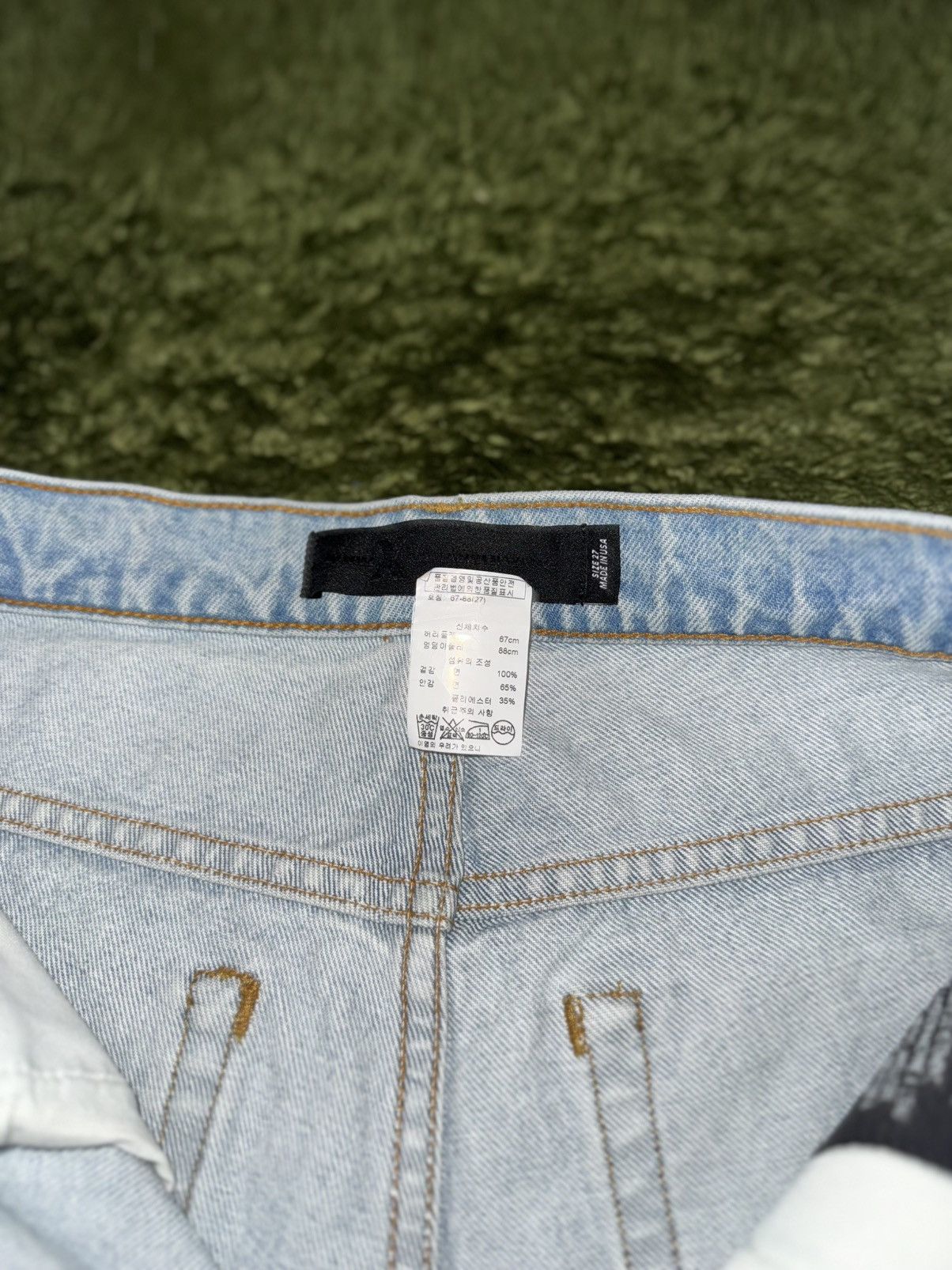 Alexander Wang [27] Alexander Wang Made in USA Button-Fly Denim Pants Size US 27 - 4 Thumbnail