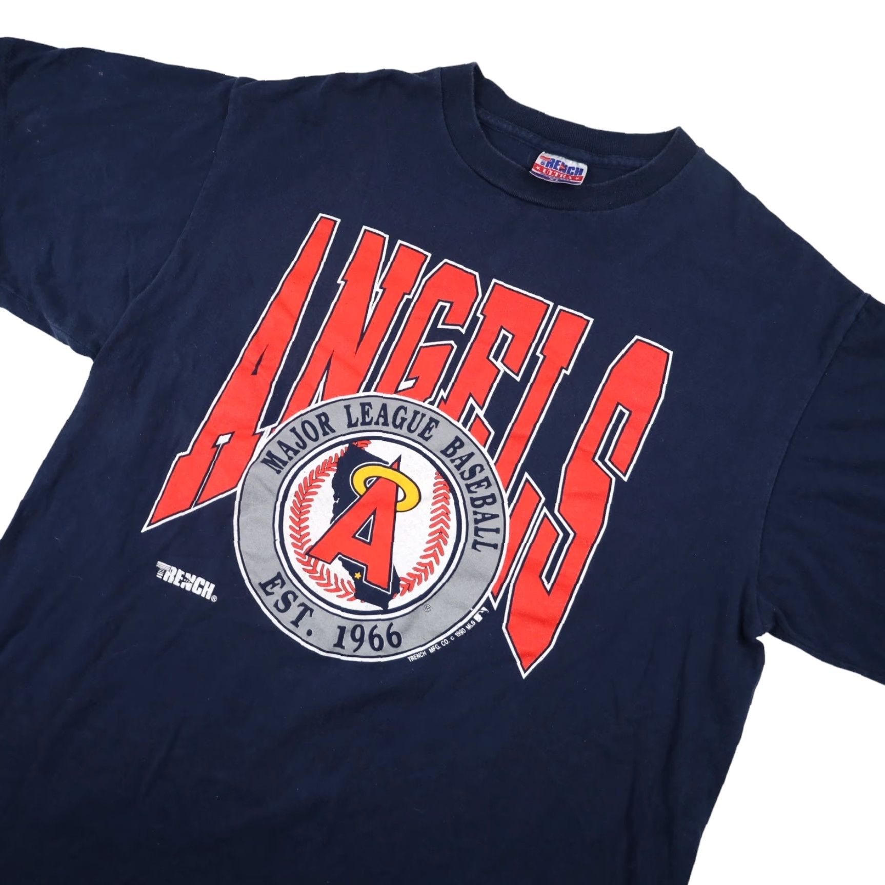 MLB VINTAGE MLB Trench California Angles Graphic T Shirt Blue XL Mens XL T-Shirt Size US XL / EU 56 / 4 - 2 Thumbnail