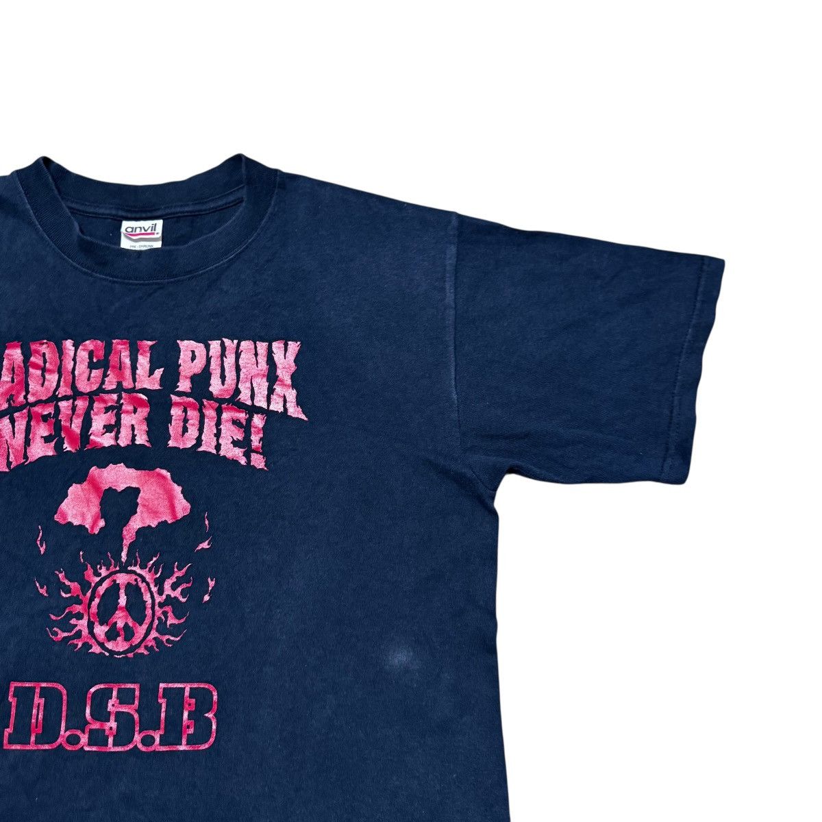 Band Tees Vintage D.S.B Japan Punk Band Shirt 'Radical Punk Never Die' Size US M / EU 48-50 / 2 - 5 Thumbnail