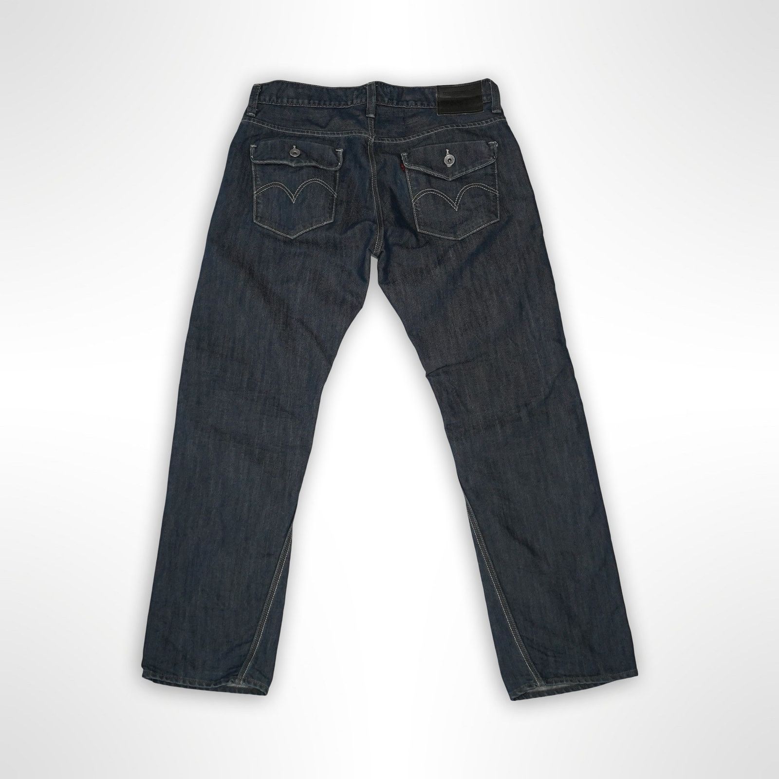 Levi's Levi's 514 Flap Pocket Jeans Men's 36x32 Y2K Dark Wash Size US 38 / EU 54 - 2 Thumbnail