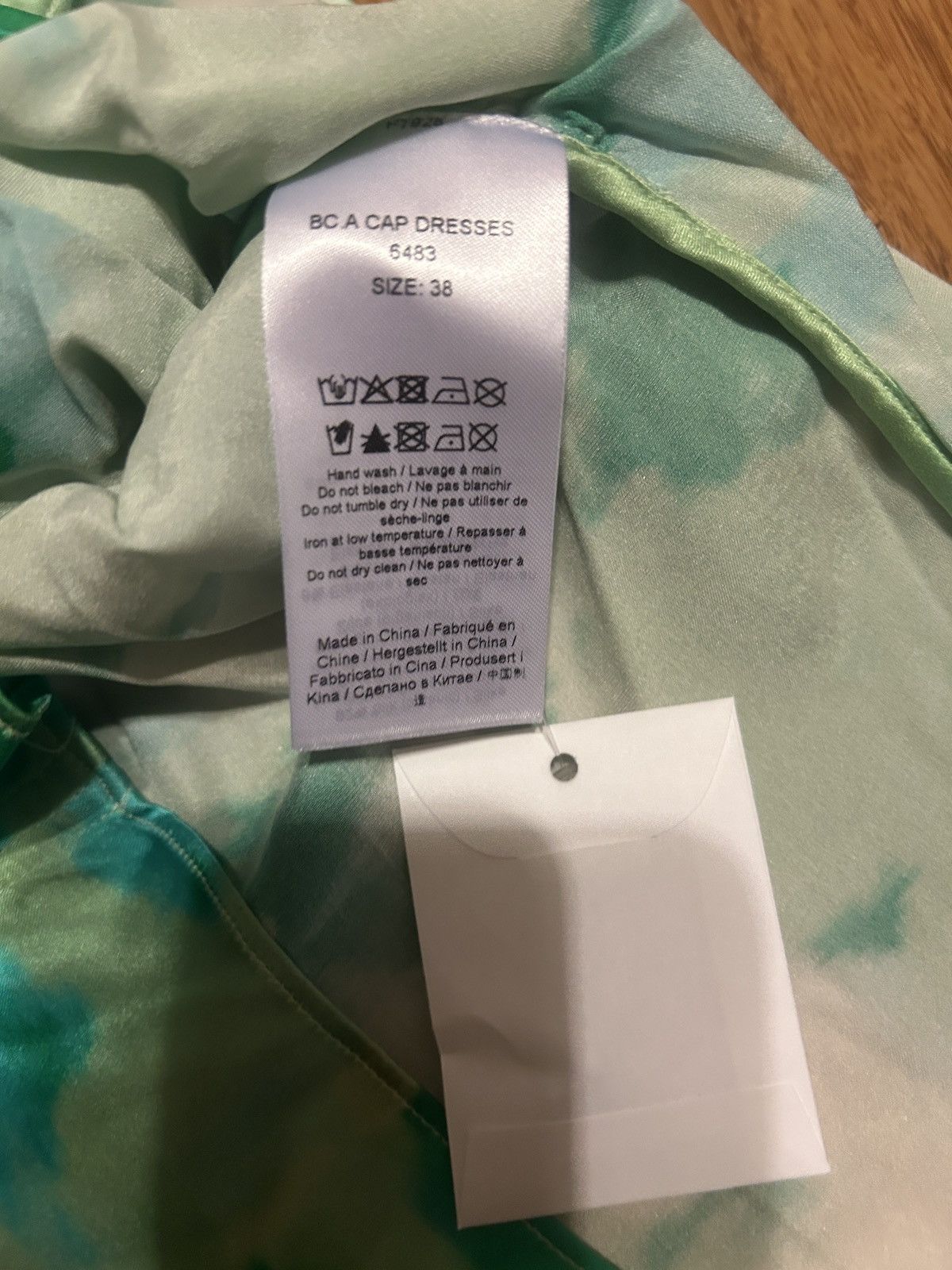 Ganni GANNI Ruched printed silk-blend satin mini dress Green Size M / US 6-8 / IT 42-44 - 8 Thumbnail