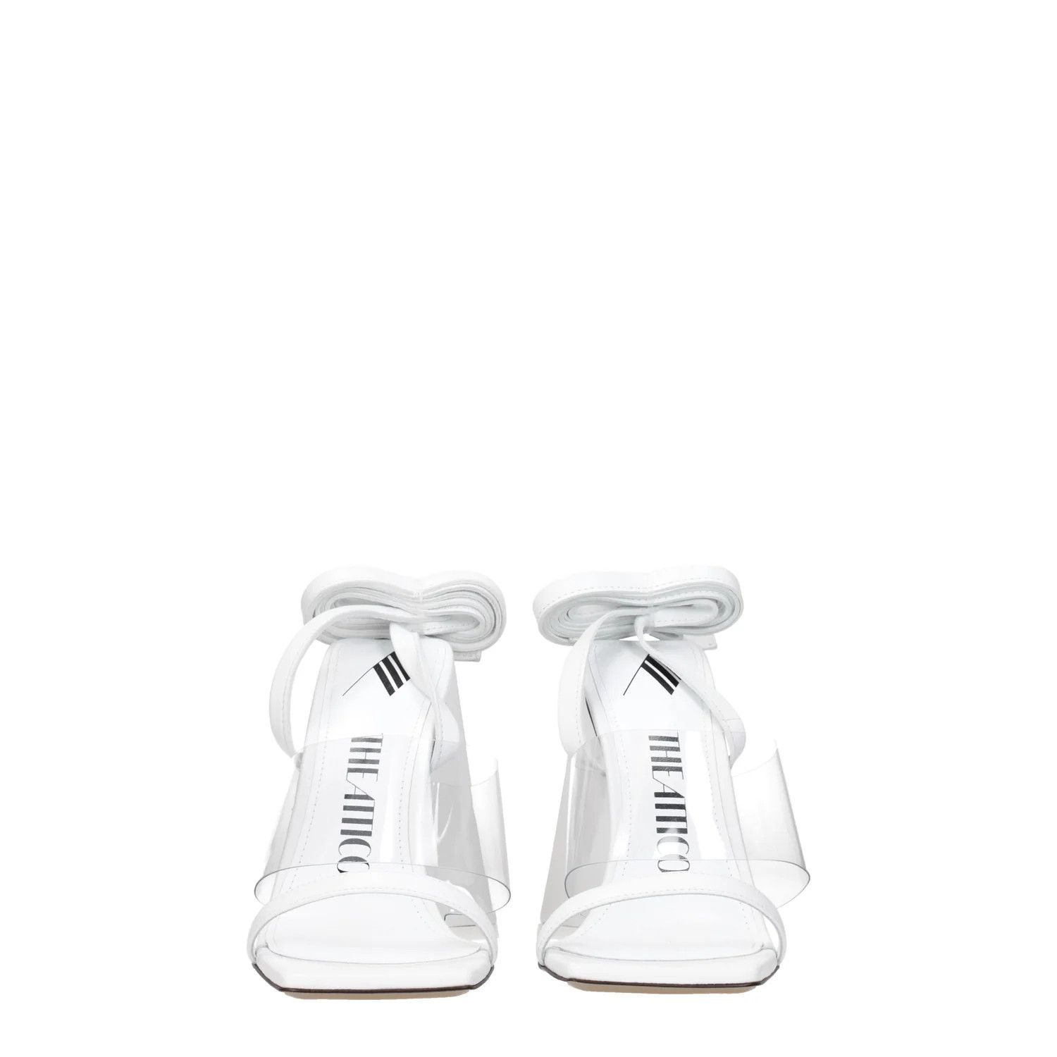 The Attico ob1o1e1224 Leather Sandals in White Size US 7 / IT 37 - 3 Thumbnail