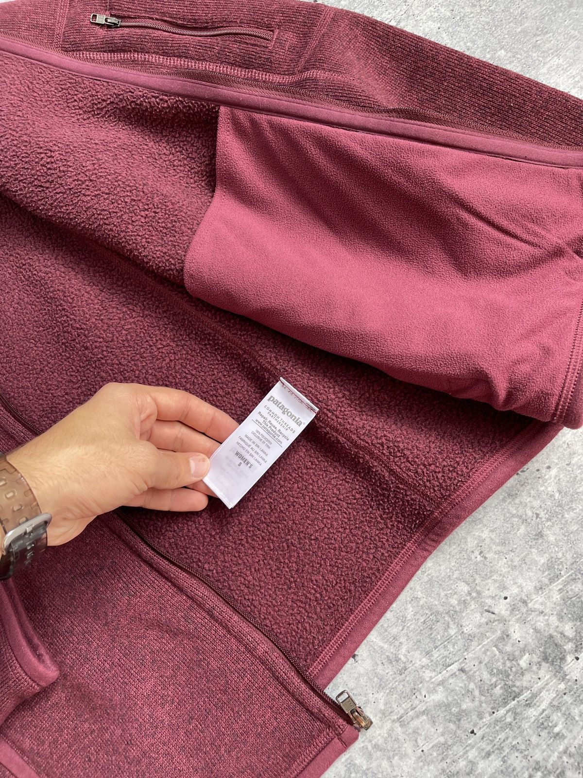 Patagonia Patagonia Women’s Fleece Hoodie Jacket Burgundy Size S Size S / US 4 / IT 40 - 10 Thumbnail